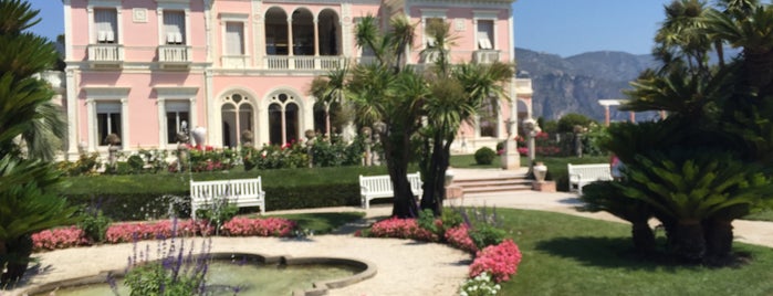 Villa Ephrussi de Rothschild is one of Nice.