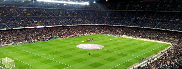 Camp Nou is one of Barca.