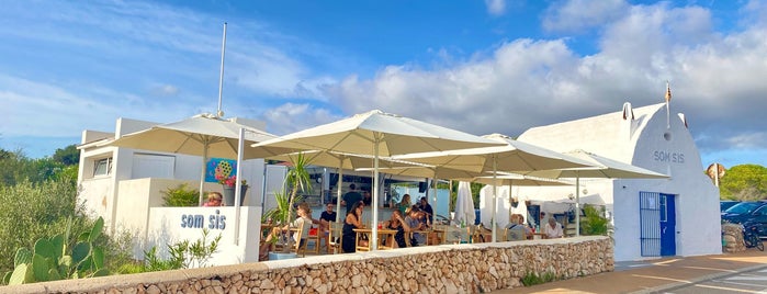binidali beach bar is one of Menorca.