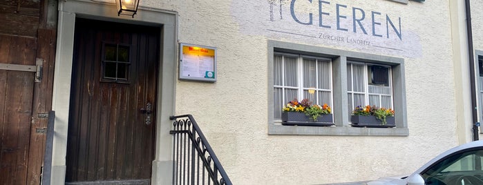 Restaurant Geeren is one of Zürich.