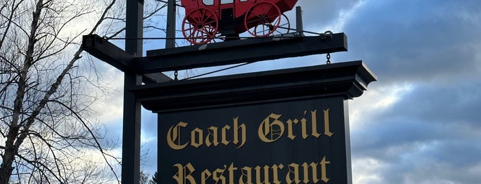 The Coach Grill is one of Eat Out ~ New England.