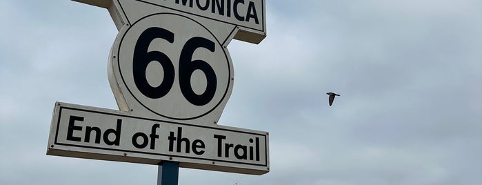 Route 66 End of the Trail is one of Viagem California Jan 2017.