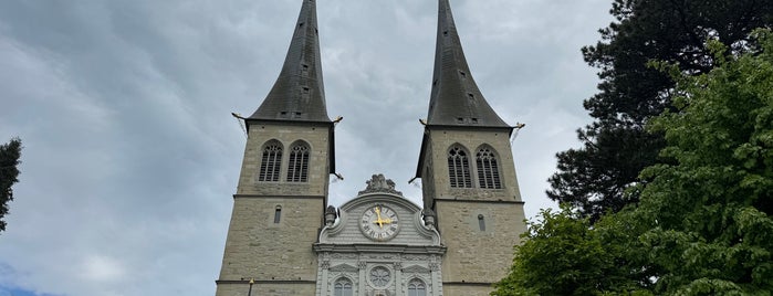 Church of St. Leodegar is one of Lucerne.