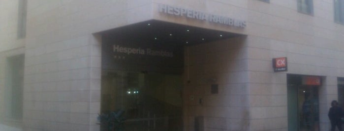 Hesperia Ramblas is one of Tempat yang Disukai Mark.