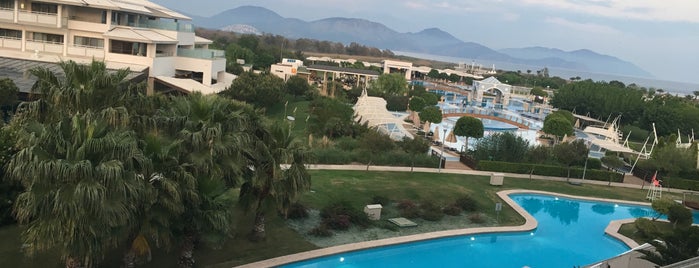 Hilton Dalaman Sarıgerme Resort & Spa is one of Tempat yang Disukai Buğra.