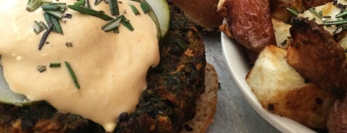 The Amazing Kale Burger is one of CHI - Food & Drink.