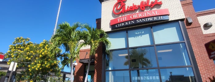 Chick-fil-A is one of great place to eat.