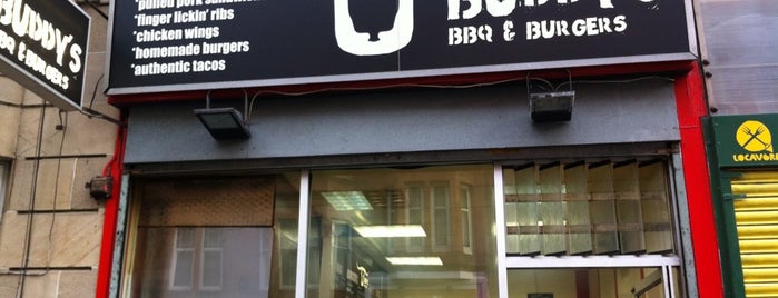 Buddy's BBQ and Burgers is one of Glasgow, United Kingdom..