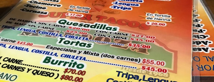Super Tacos Mendoza is one of Lugares guardados de Stacy.