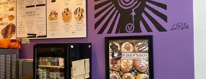 Cinnaholic is one of Veggie Restaurants to Try.