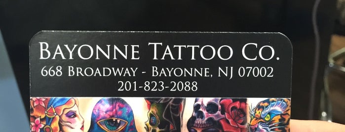 Bayonne Tattoo Company is one of Tempat yang Disukai Mary.