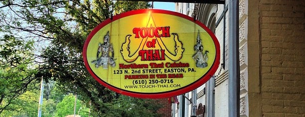 Touch Of Thai is one of Easton spots.