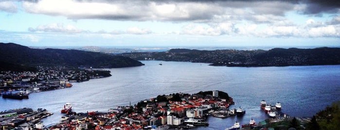 Fløyen is one of Bergen.