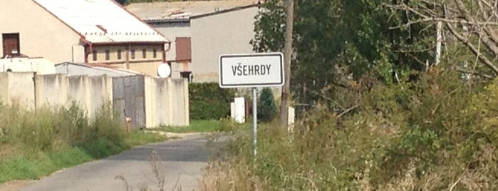 Všehrdy is one of [V] Města, obce a vesnice ČR | Cities&towns CZ 3/3.