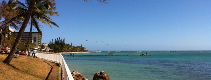 Plage du Château royal is one of Nouméa, le Paris du Pacifique.