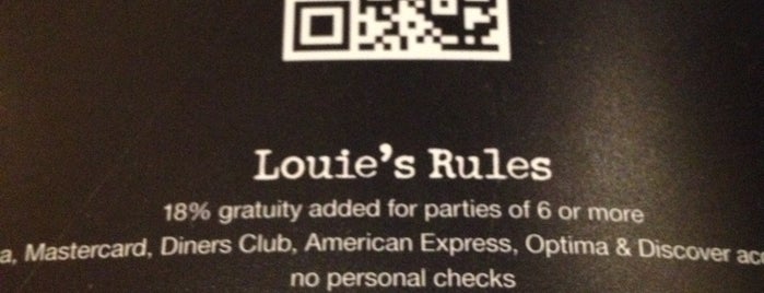 Bar Louie is one of my places.