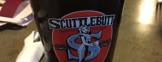 Scuttlebutt Brewing Company is one of Tempat yang Disukai Emylee.