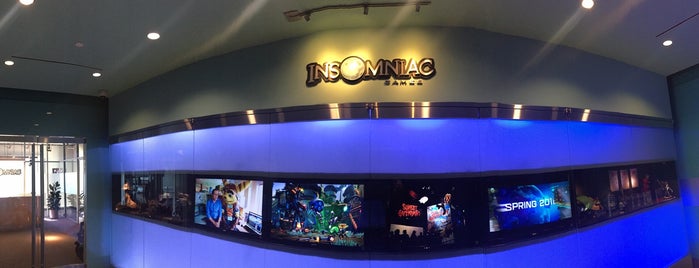 Insomniac Games is one of Places I've gone to while traveling for work.