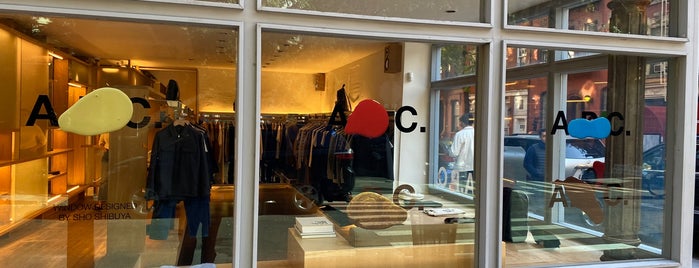 A.P.C. is one of Monocle Magazine's West Village Guide.