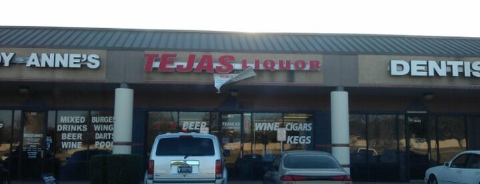 Tejas Liquor #2 Store is one of Work food.