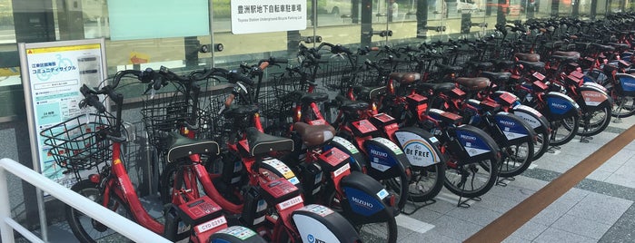 H1-51.Toyosu Transportation Square East - Tokyo Koto City Bike Share is one of 🚲  江東区臨海部コミュニティサイクル.