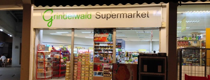 Grindelwald Supermarket is one of Tempat yang Disukai James.