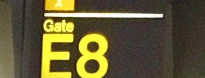 Gate E8 is one of SIN Airport Gates.