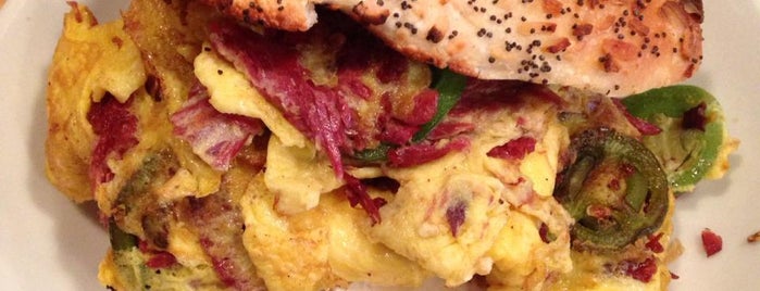 Mile End Delicatessen is one of 40 Cure-All Breakfast Sandwiches.