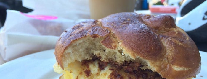 Flour & Co is one of 40 Cure-All Breakfast Sandwiches.