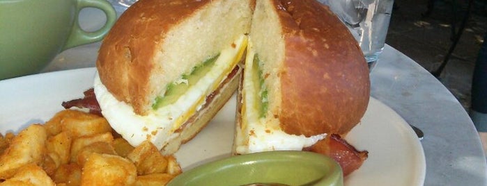 Olive & Ivy Restaurant + Marketplace is one of 40 Cure-All Breakfast Sandwiches.