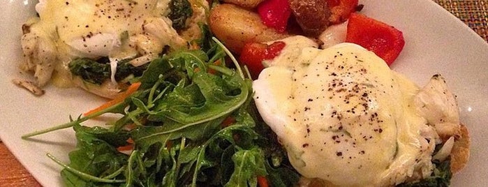 Barbounia is one of NYC's Best Eggs Benedict Dishes.