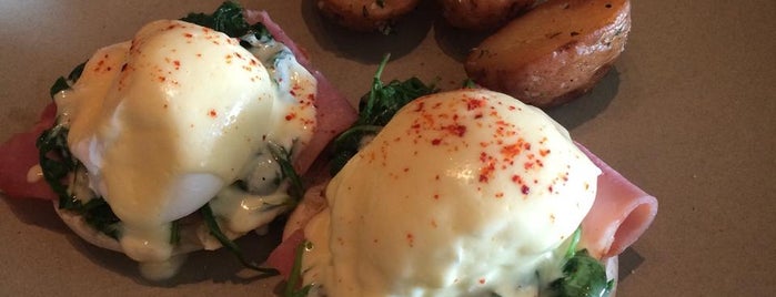 NoMI is one of Chicago's Best Eggs Benedict Dishes.