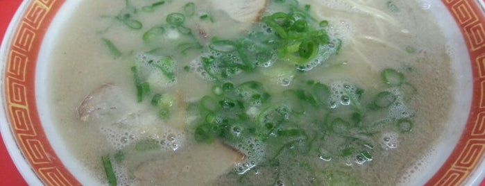 長浜ラーメン is one of ひざ : понравившиеся места.