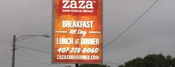 Zaza New Cuban Diner is one of Floride 2016.