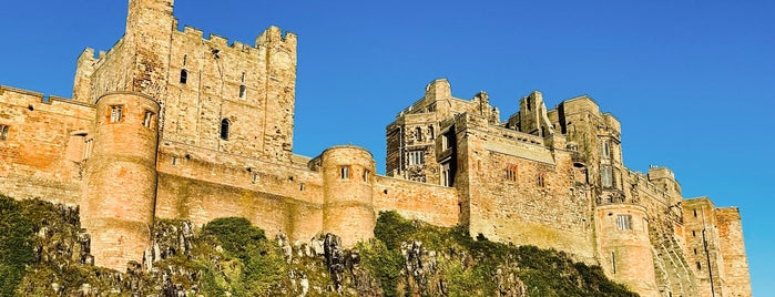 Bamburgh Castle is one of Historic England.