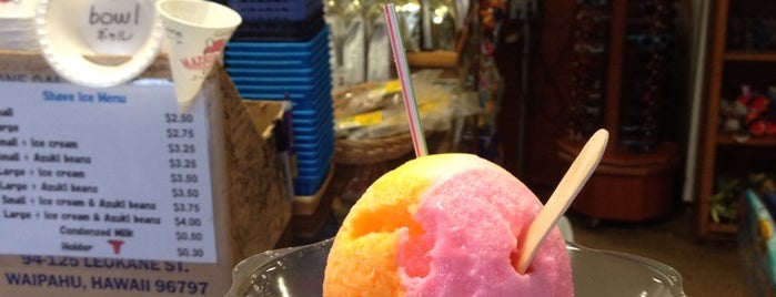 Matsumoto Shave Ice is one of Hawai'i Essentials.