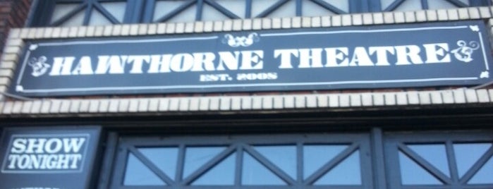 Hawthorne Theatre is one of specialty.