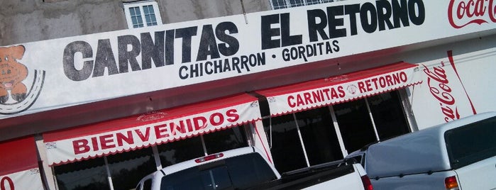 Carnitas El Retorno is one of Fernando'nun Beğendiği Mekanlar.