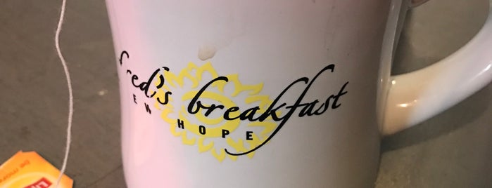 Fred's Breakfast is one of New Hope , PA--->  Fun Times!.