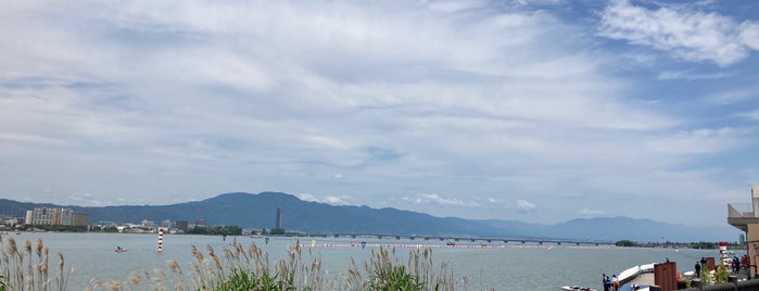 滋賀県立琵琶湖漕艇場 is one of Sanpo in Shiga.