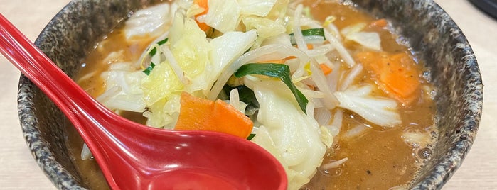 味噌物語 麺乃國＋ is one of なんば周辺のラーメンまたは麺類店.