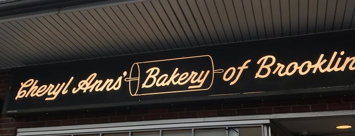 Cheryl Anns' Bakery of Brookline is one of Favorites.