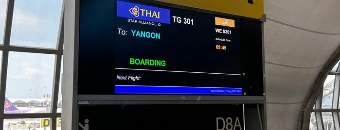 Gate D8A is one of TH-Airport-BKK-1.