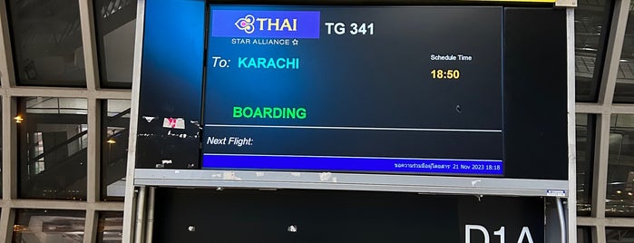 Gate D1A is one of TH-Airport-BKK-1.