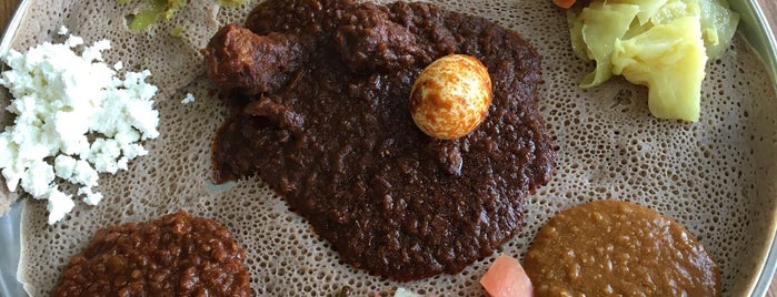 Zenebech Injera is one of Iconic D.C. Tastes.