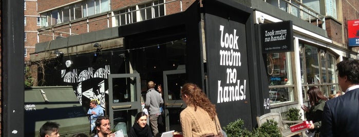 look mum no hands! is one of London Coffee spots.