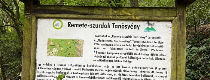 Remete-szurdok Tanösvény is one of Budai hegység/Pilis.