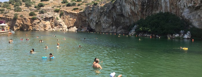 Vouliagmeni Lake is one of Athen.