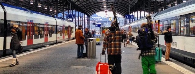 Bahnhof Luzern is one of #4sqDay 2014.