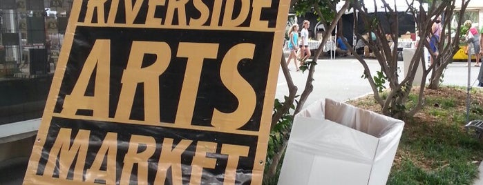 Riverside Arts Market is one of Places to Go.